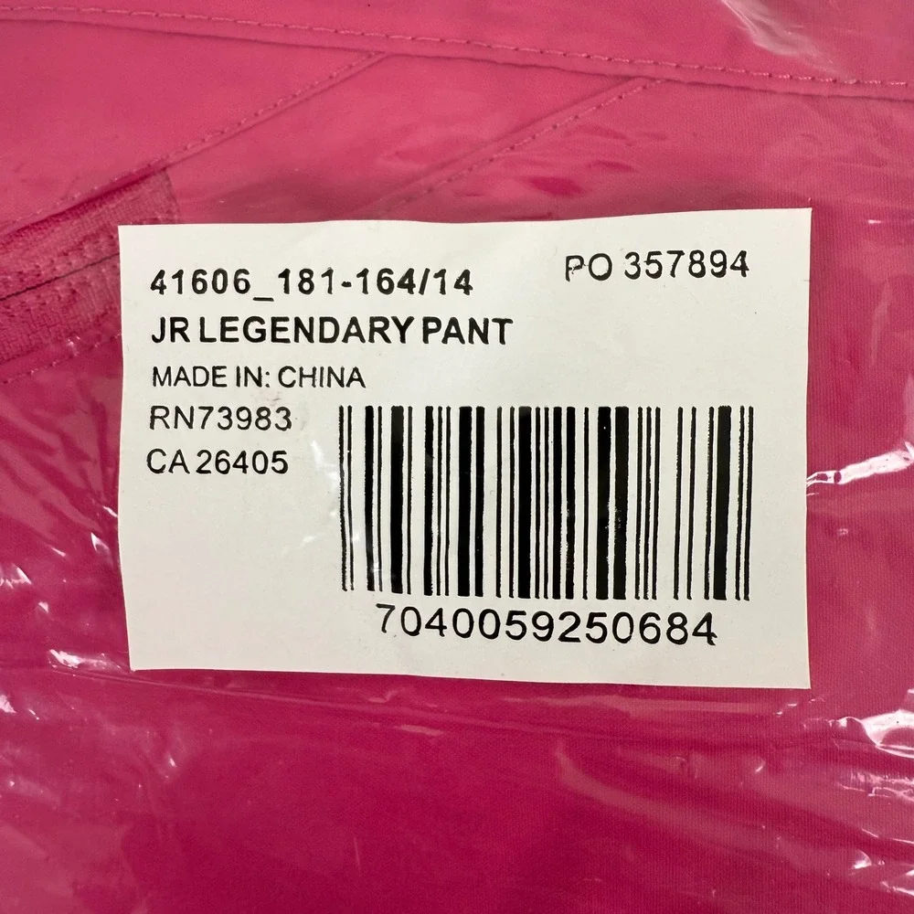 Helly Hansen Jr Legendary Pants Girls Size 164/14 Pink NEW Ski Snowboard‎ RECCO